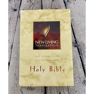 New Living Translation Holy Bible 1996 Hardcover w/Dust Jacket Tyndale